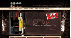 Desktop Screenshot of kanadischerwein.com